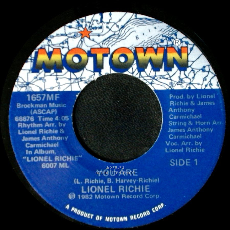 Lionel Richie - You Are / You Mean More To Me side A