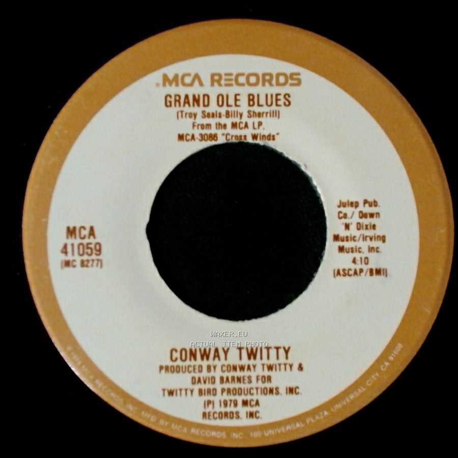 Conway Twitty - I May Never Get To Heaven / Grand Ole Blues side B