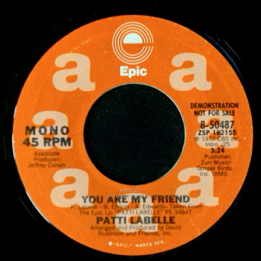 Patti Labelle - You Are My Friend / You Are My Friend side B