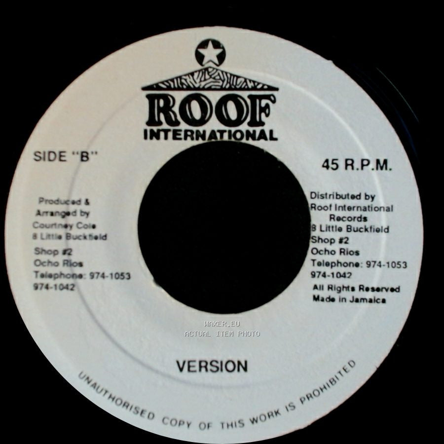 Tony Rebel - Wagganis / Version side B