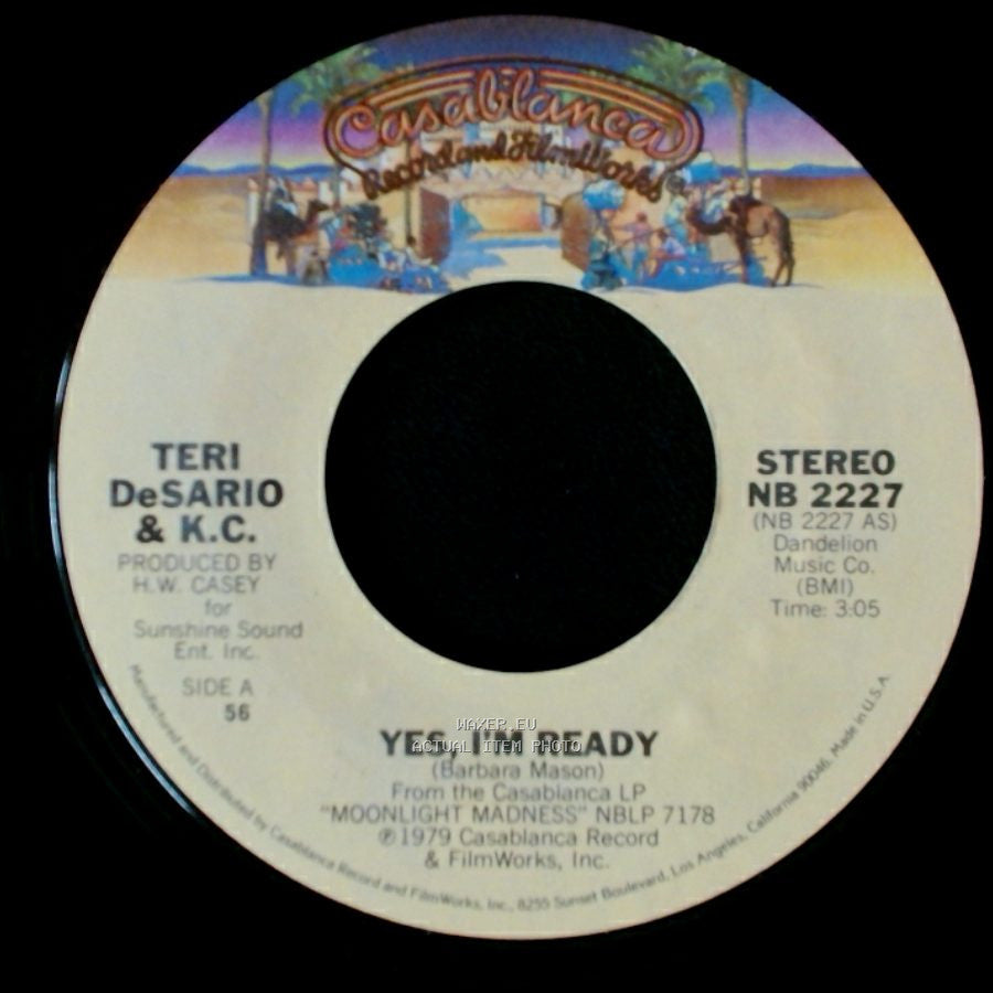 Teri Desario & K.C. / Teri Desario - Yes, I'm Ready / With Your Love side A