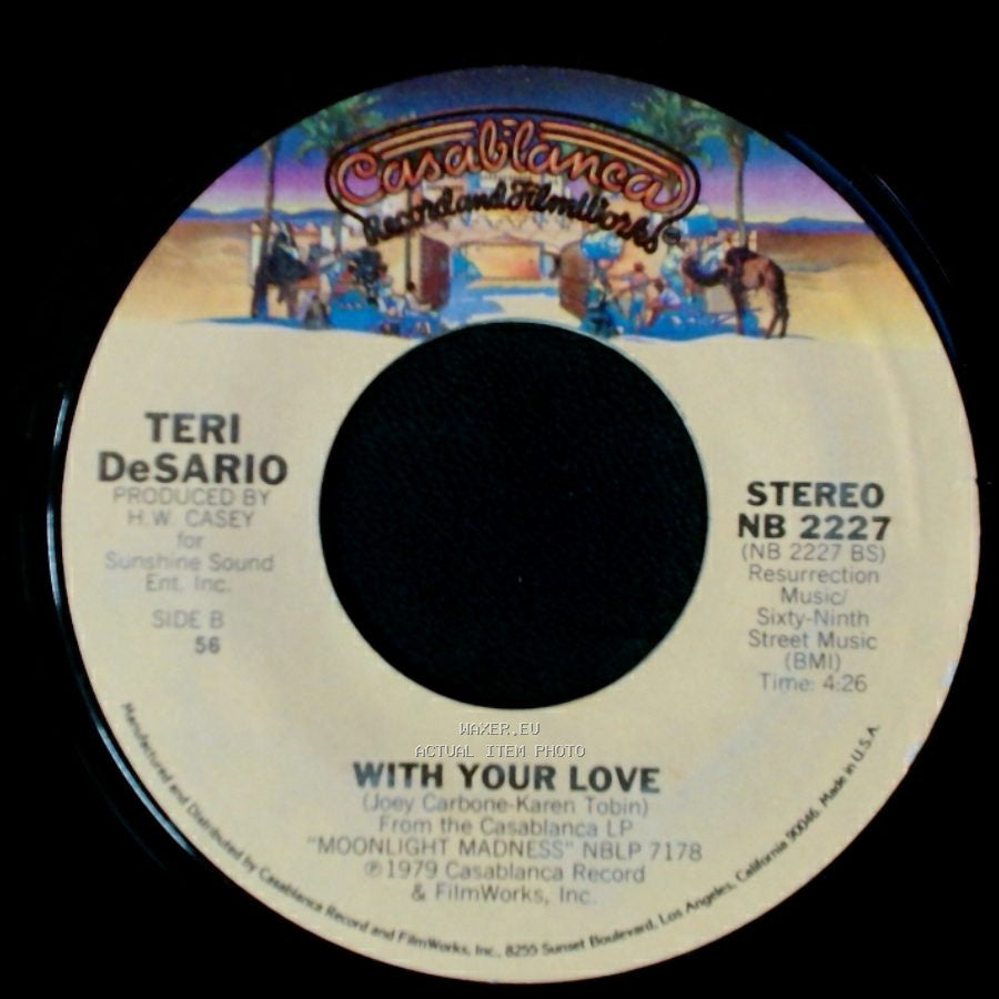 Teri Desario & K.C. / Teri Desario - Yes, I'm Ready / With Your Love side B