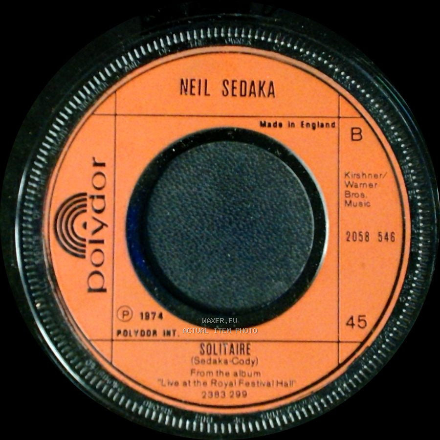 Neil Sedaka - The Queen Of 1964 / Solitaire side B