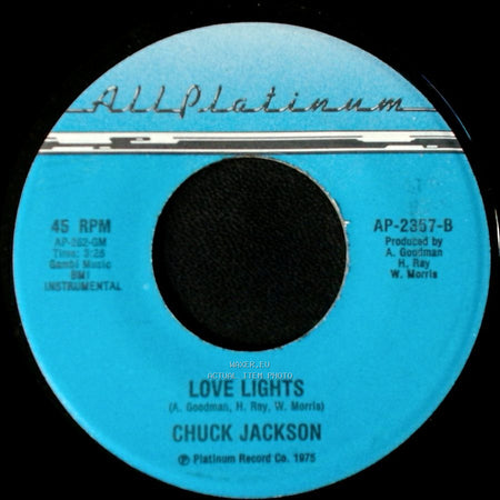 Chuck Jackson - Love Lights / Love Lights side B