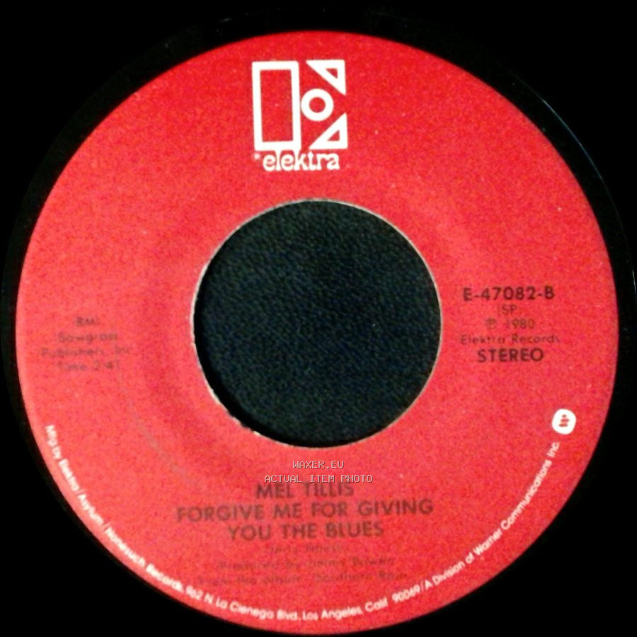 Mel Tillis - Southern Rains / Forgive Me For Giving You The Blues side B