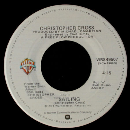Christopher Cross - Sailing / Poor Shirley side A
