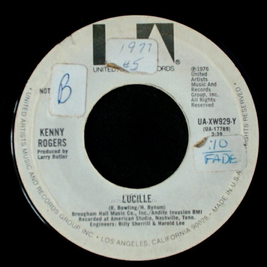 Kenny Rogers - Lucille / Lucille side B
