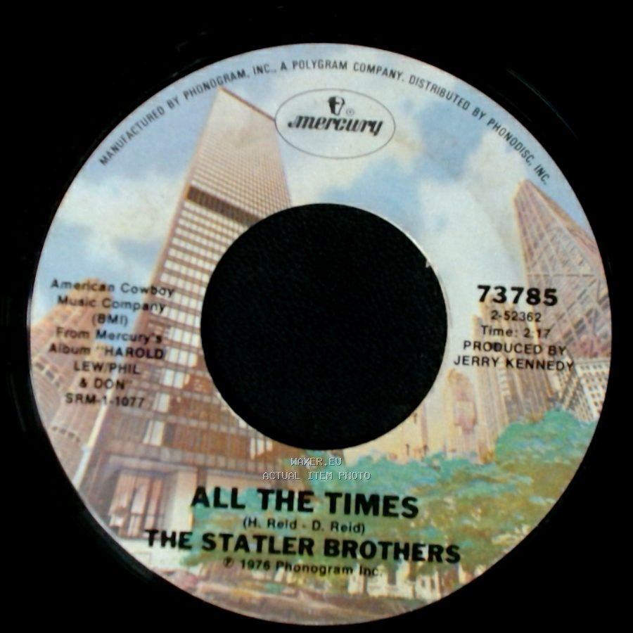 The Statler Brothers - Your Picture In The Paper / All The Times side B
