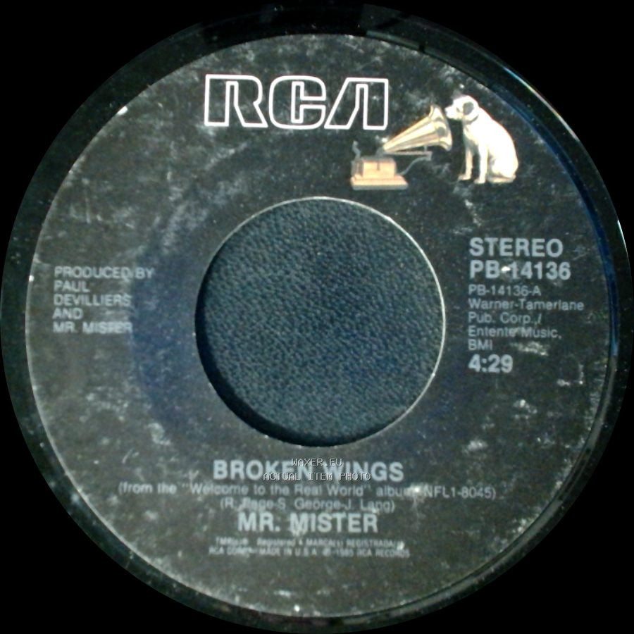 Mr. Mister - Uniform Of Youth / Broken Wings side B