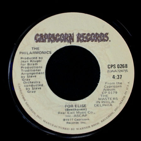 The Philarmonics - For Elise / A La Turka side A