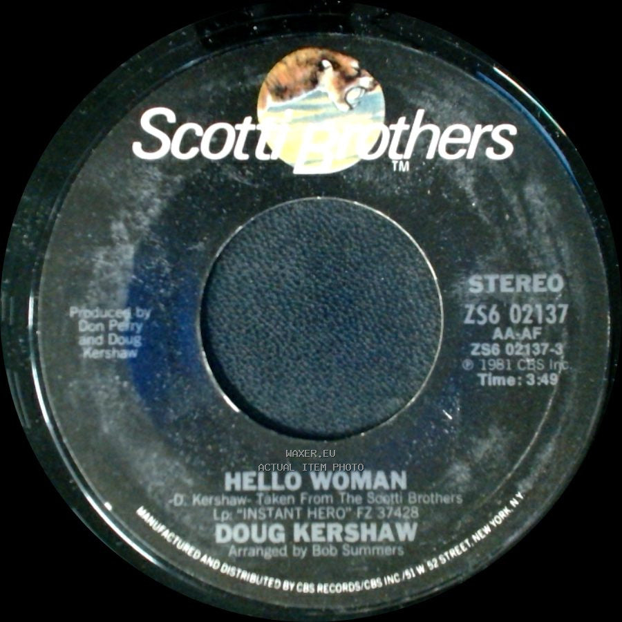 Doug Kershaw - Hello Woman / Sing Along side A