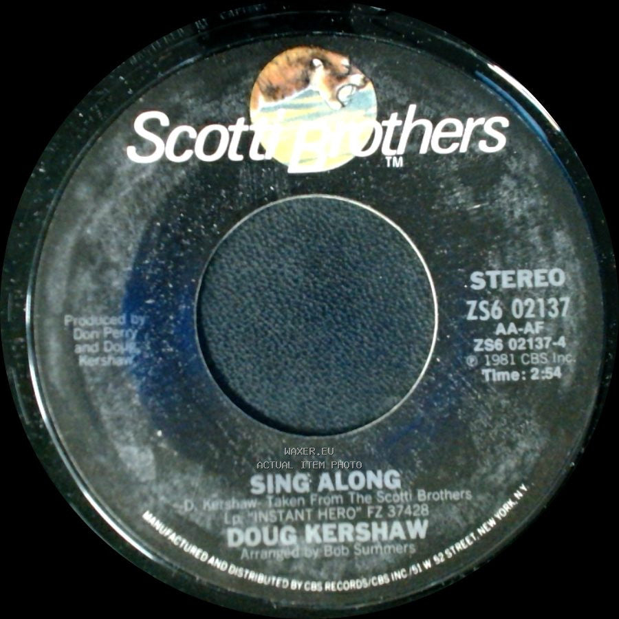 Doug Kershaw - Hello Woman / Sing Along side B