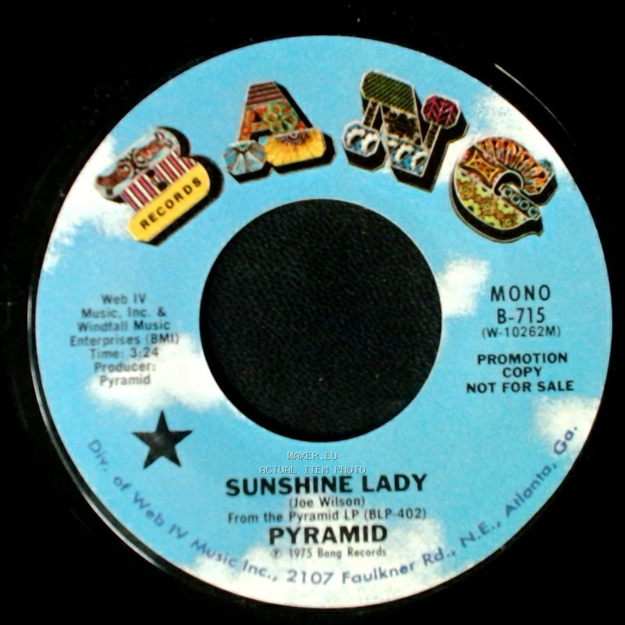 Pyramid - Sunshine Lady / Sunshine Lady side A