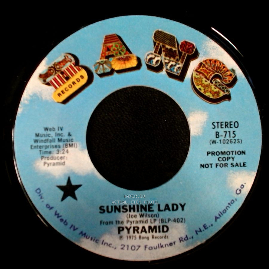 Pyramid - Sunshine Lady / Sunshine Lady side B