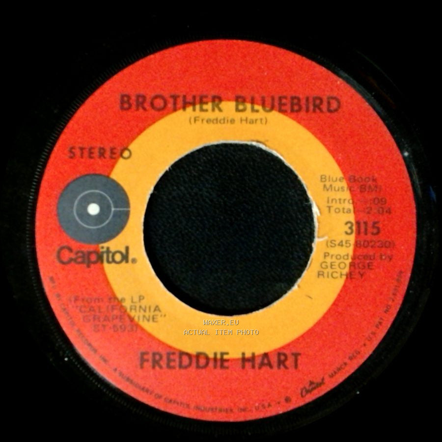 Freddie Hart - Brother Bluebird / Easy Loving side A