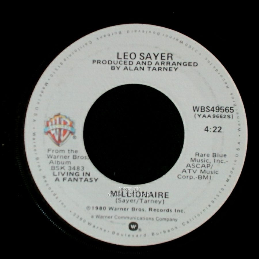 Leo Sayer - More Than I Can Say / Millionaire side B