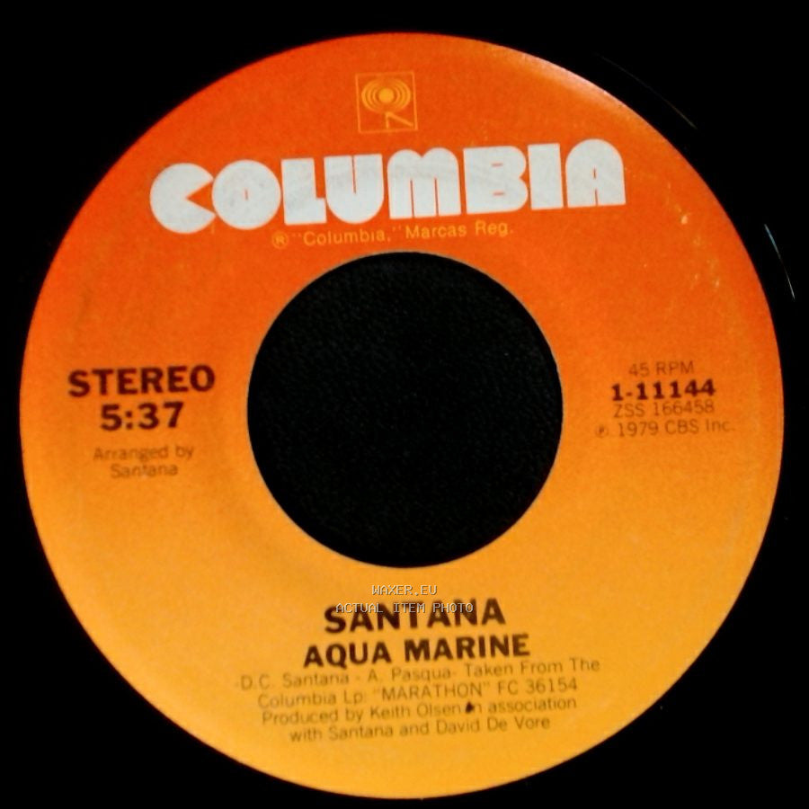 Santana - You Know That I Love You / Aqua Marine side B