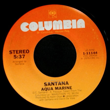Santana - You Know That I Love You / Aqua Marine side B
