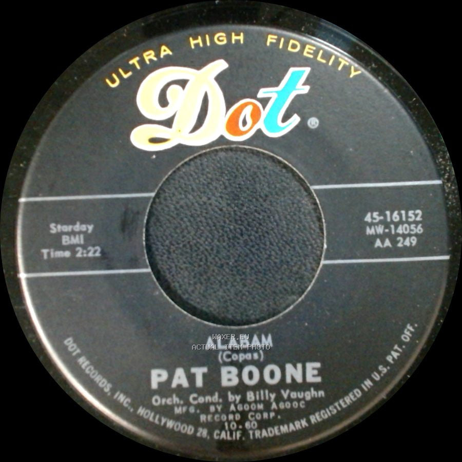 Pat Boone - Alabam / Dear John side A