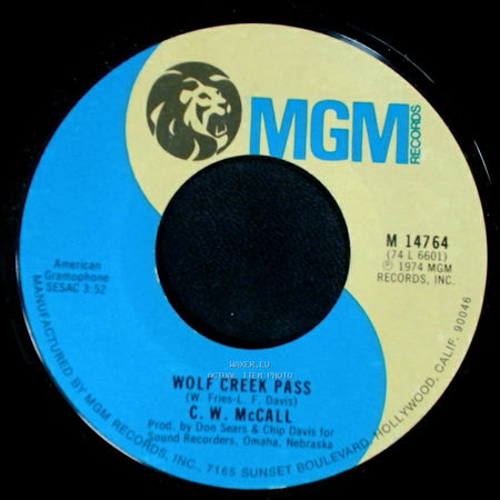 C. W. Mccall - Sloan / Wolf Creek Pass side B