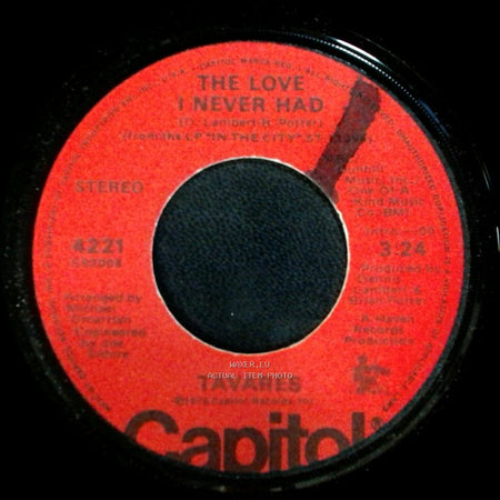 Tavares - In The City / The Love I Never Had side B
