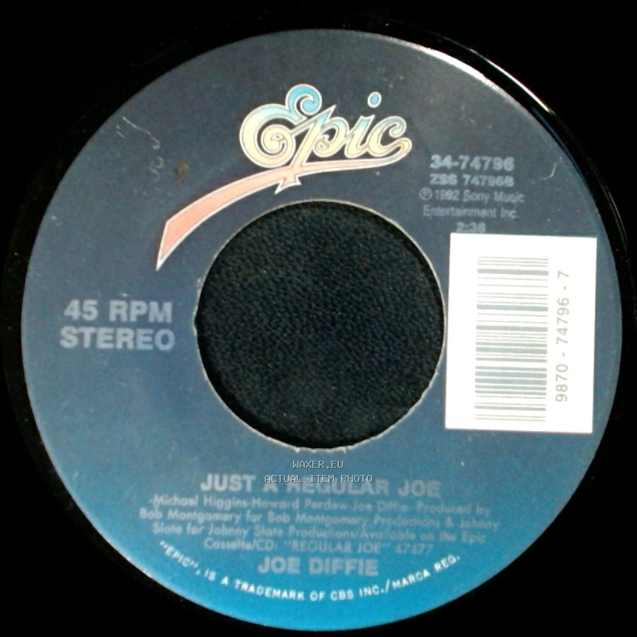 Joe Diffie - Just A Regular Joe / Startin’ Over Blues side A