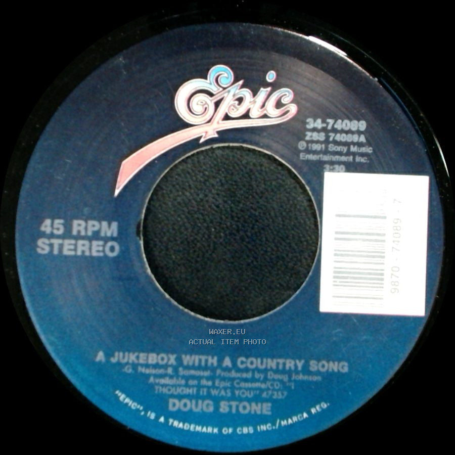 Doug Stone - A Jukebox With A Country Song / In A Different Light side A