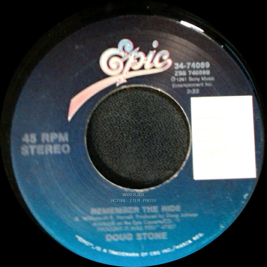 Doug Stone - A Jukebox With A Country Song / In A Different Light side B