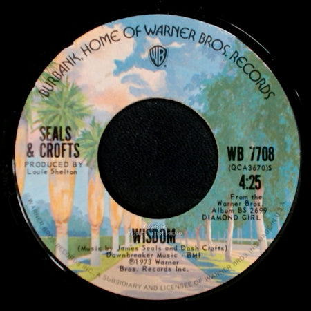 Seals & Crofts - Diamond Girl / Wisdom side B