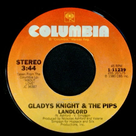 Gladys Knight & The Pips - We Need Hearts / Landlord side B