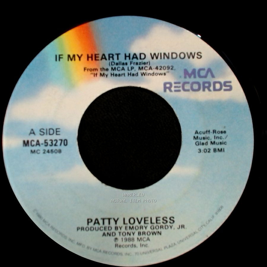 Patty Loveless - If My Heart Had Windows / So Good To Be In Love side A