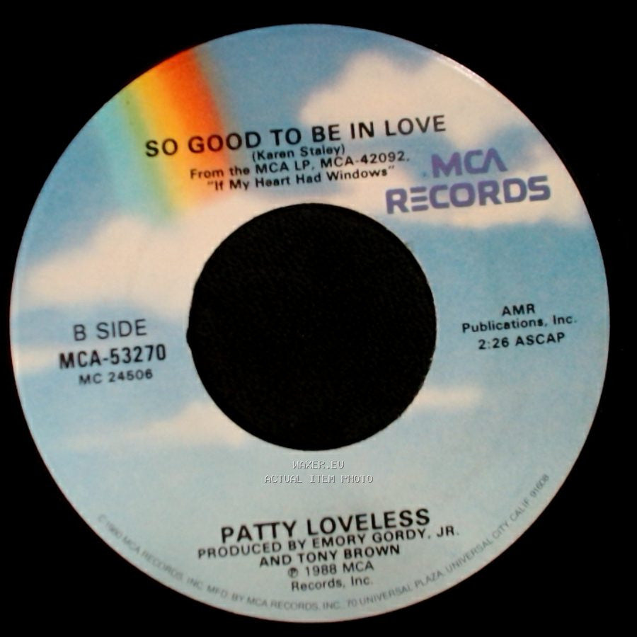 Patty Loveless - If My Heart Had Windows / So Good To Be In Love side B