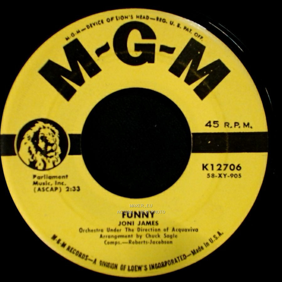 Joni James - Funny / There Goes My Heart side A