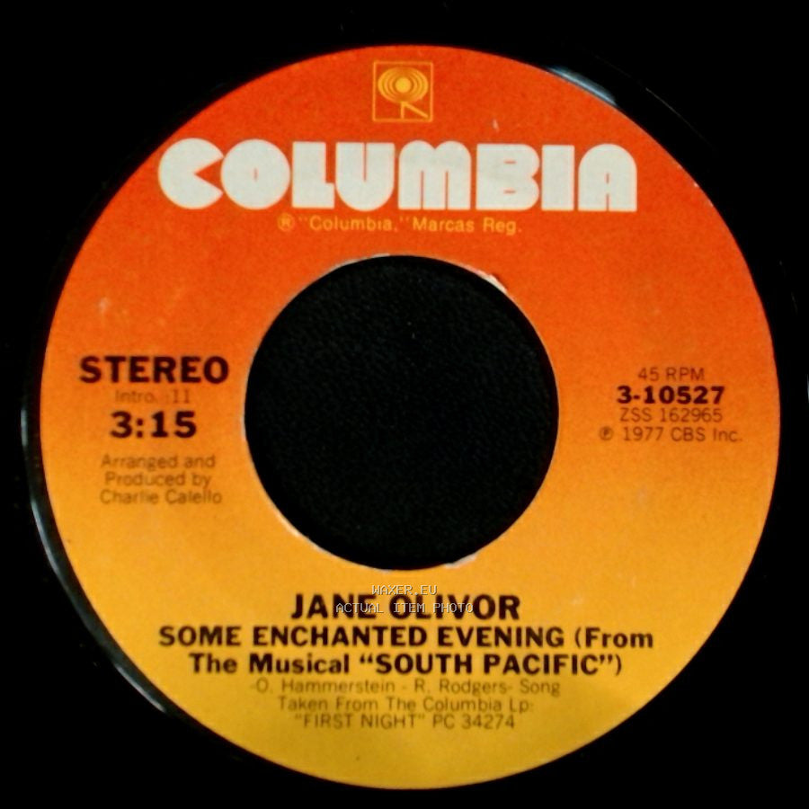 Jane Olivor / Jane Oliver - Some Enchanted Evening (From The Musical “South Pacific”) / One More Ride On The Merry-Go-Round side A