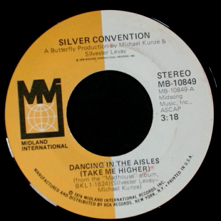 Silver Convention - Thank You Mister D.J. / Dancing In The Aisles (Take Me Higher) side B