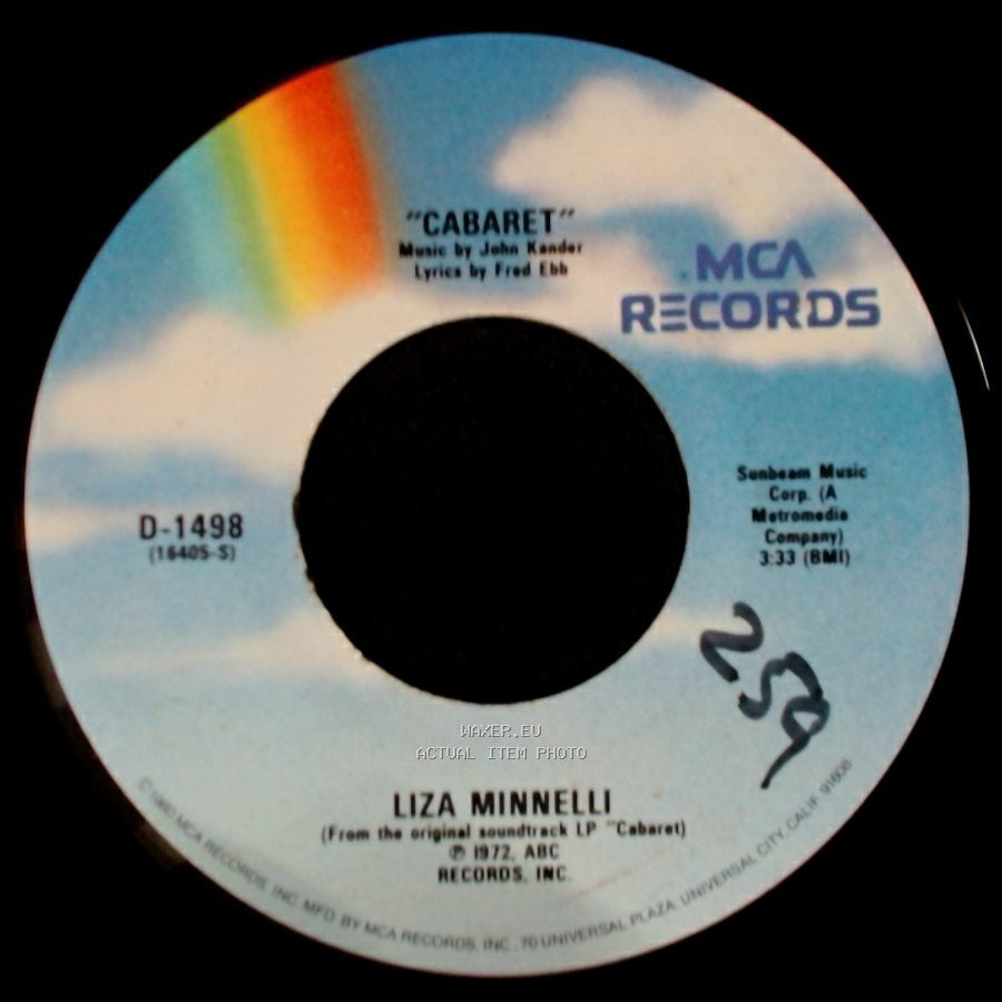 Liza Minnelli - Cabaret / Maybe This Time side A