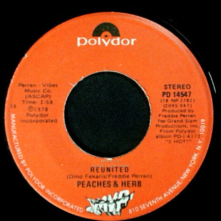 Peaches & Herb - Easy As Pie / Reunited side B