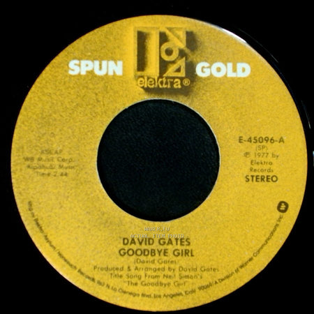 David Gates - Took The Last Train / Goodbye Girl side B