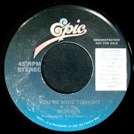 Runner - You're Mine Tonight / You're Mine Tonight side B