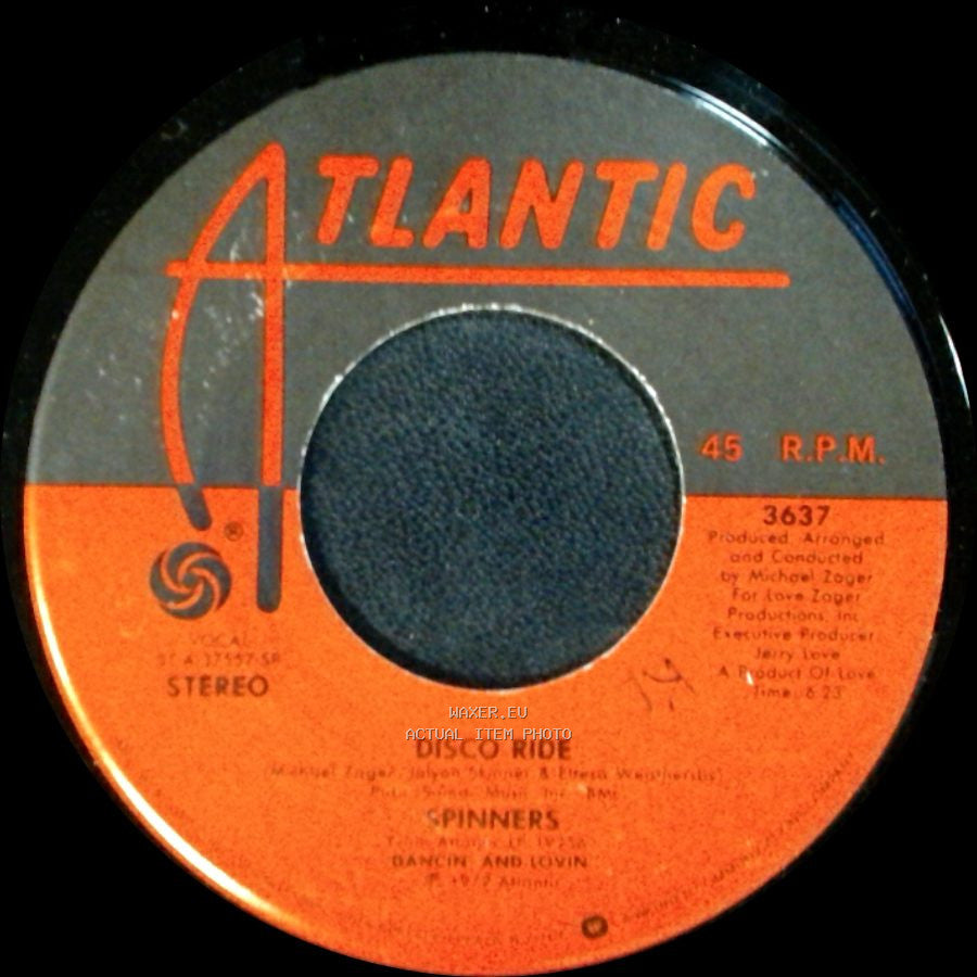 Spinners - Disco Ride / Working My Way Back To You / Forgive Me, Girl side A