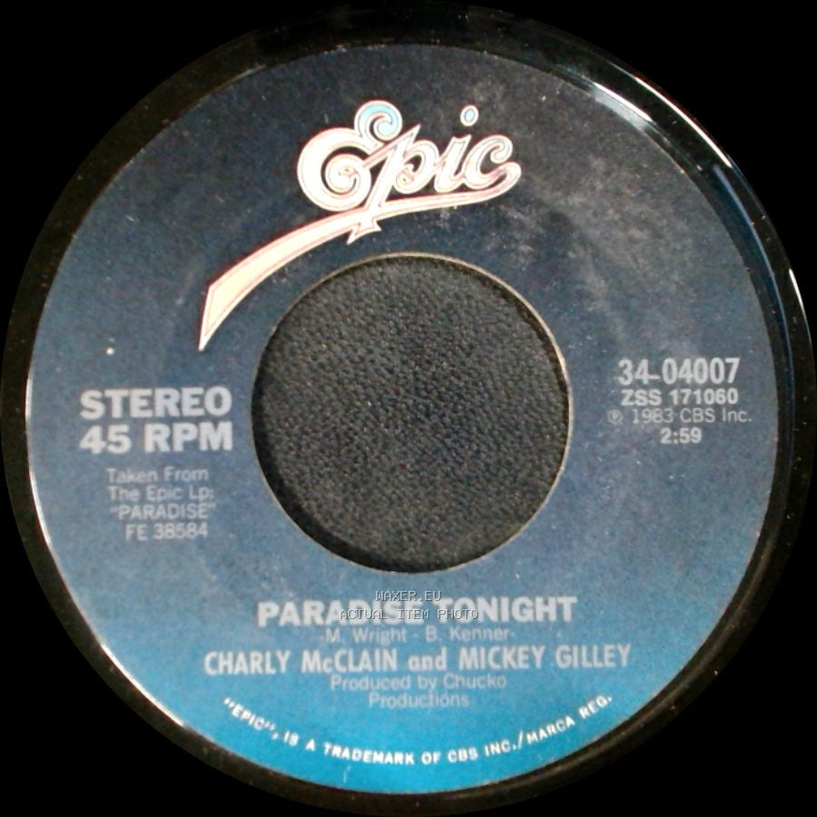 Charly Mcclain / Charly Mcclain And Mickey Gilley - The Four Seasons Of Love / Paradise Tonight side B