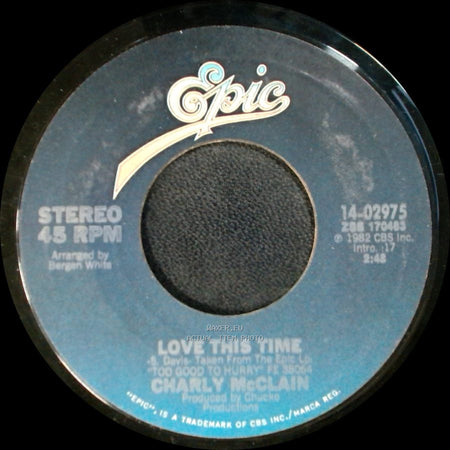 Charly Mcclain - Dancing Your Memory Away / Love This Time side B