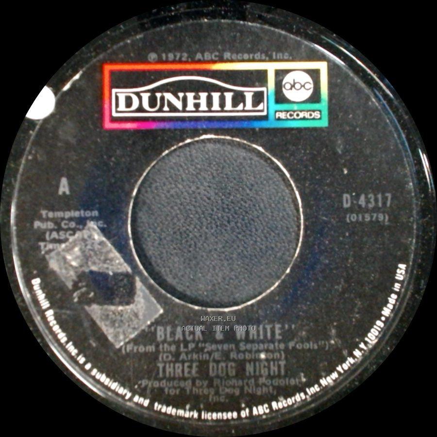 Three Dog Night / The Lp - Black & White / Freedom For The Sinners side A
