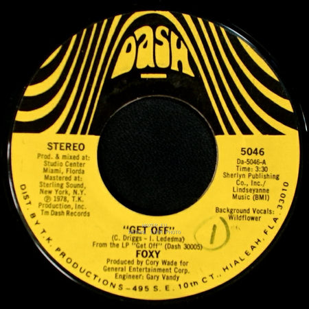 Foxy - Get Off / You Make Me Hot side A