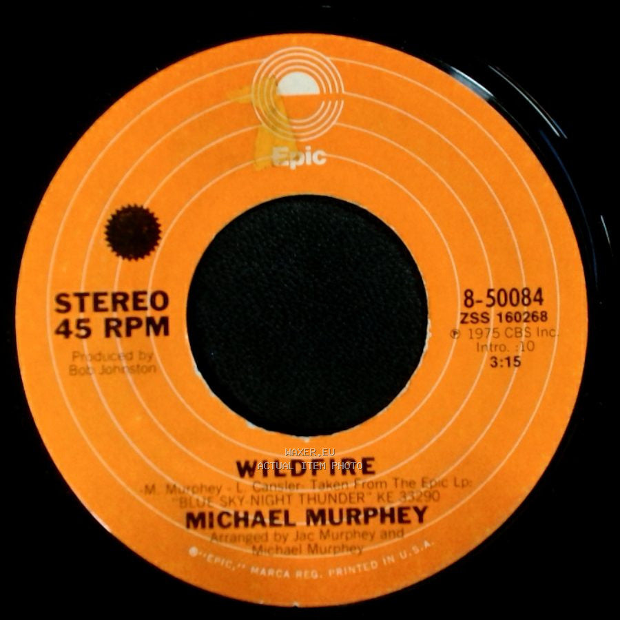 Michael Murphy - Wildfire / Night Thunder side A
