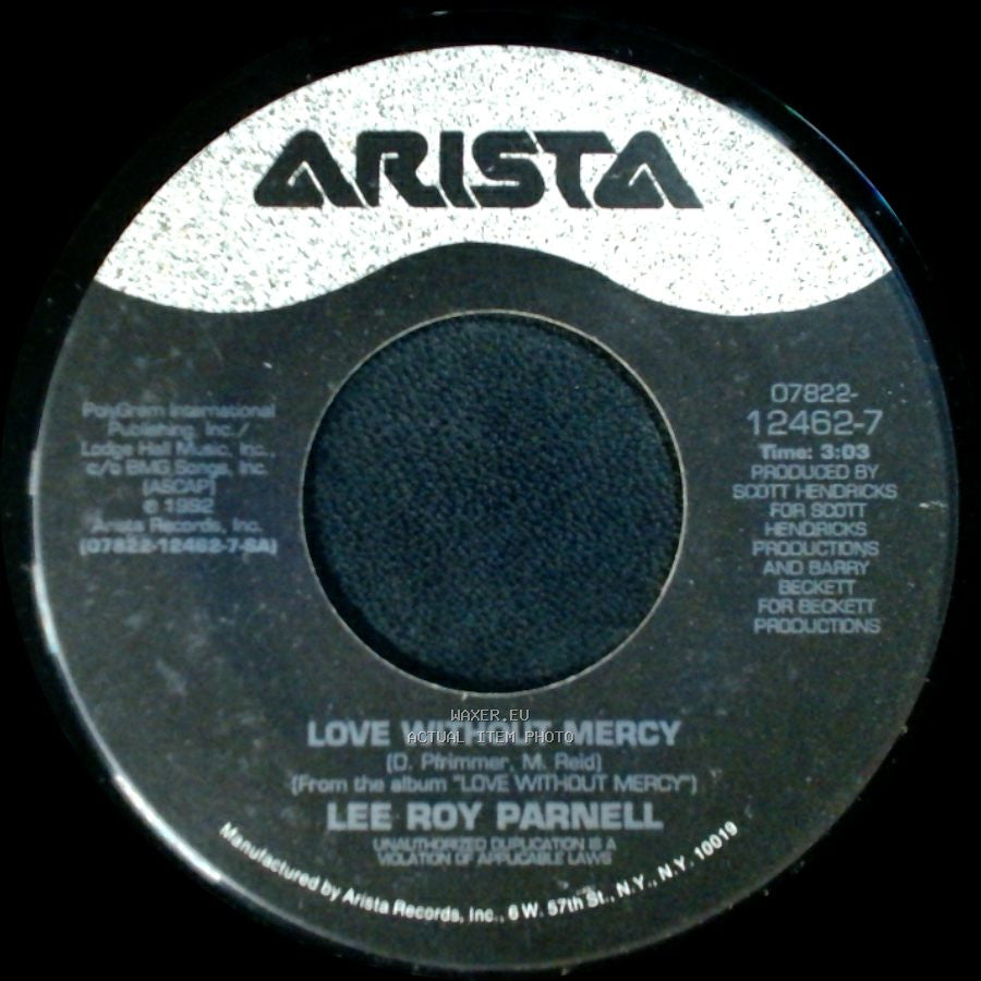 Lee Roy Parnell - Done Deal / Love Without Mercy side B