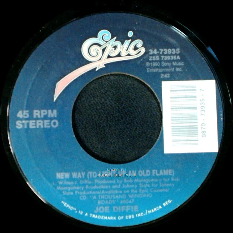 Joe Diffie - Coolest Fool In Town / New Way (To Light Up An Old Flame) side B