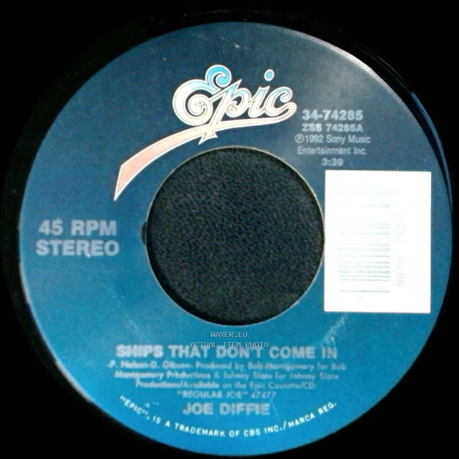Joe Diffie - Startin’ Over Blues / Ships That Don't Come In side B