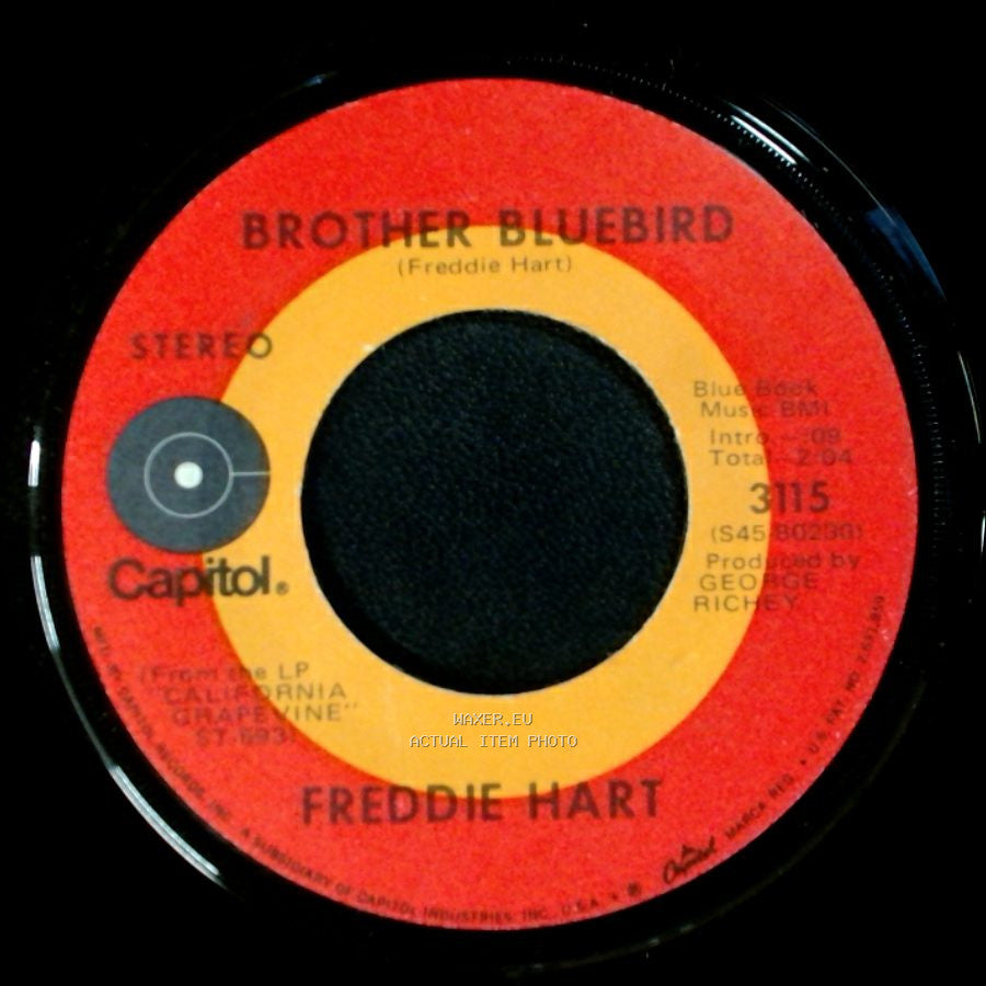 Freddie Hart - Easy Loving / Brother Bluebird side B