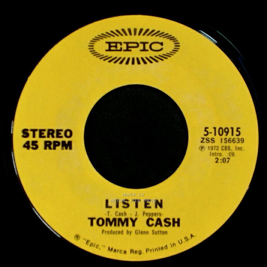 Tommy Cash - Listen / Fool Maker side A
